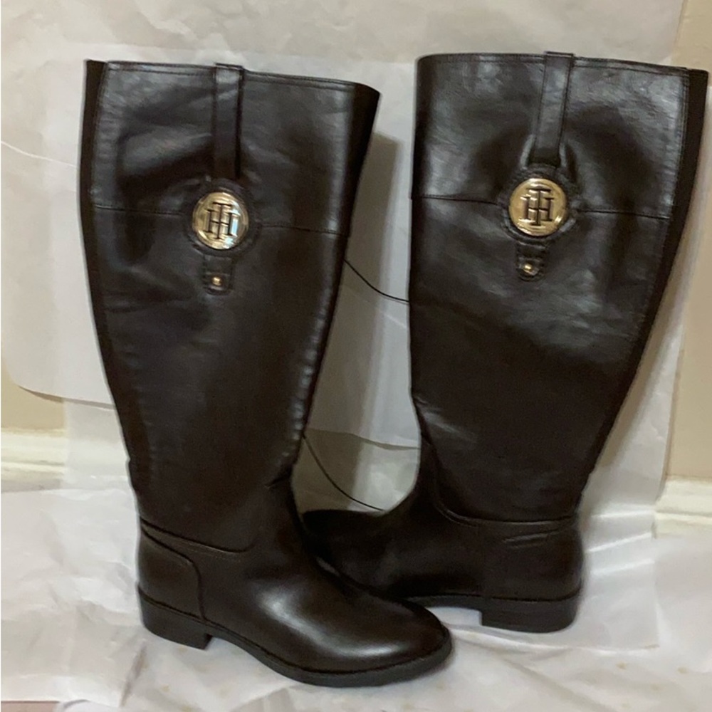 NewTommy Hilfiger Brown Leather Footwear